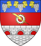 Blason ville fr Champagne-sur-Seine (Seine-et-Marne)